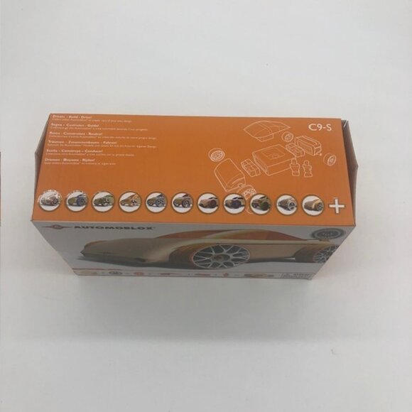AUTOMOBLOX C9S BERLINETTA ORANGE SPORTS CAR WOODEN CAR (Like new in box)(2006) - Picture 11 of 12